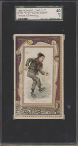 1889 N136 TERRORS OF AMERICA THE FIGURE EIGHT SGC 40 VG 3 #* 1889 N136 TERRORS OF AMERICA THE FIGURE EIGHT SGC 40 VG 3 #*