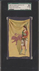 1892 N109 FLAGS & COSTUMES SCOTLAND SGC 80 EX-NM 6  #*