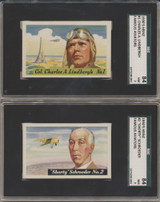 1938 F277-4 Famous Aviators Set 25 (23 Raw and 2 SGC 7 NM With Album W/ 2 Extra Cards #*sku1671 1938 F277-4 Famous Aviators Set 25 (23 Raw and 2 SGC 7 NM With Album W/ 2 Extra Cards #*sku1671