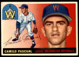 1955 Topps #84 Camilo Pascual Very Good RC Rookie ID: 238421 1955 Topps #84 Camilo Pascual Very Good RC Rookie ID: 238421