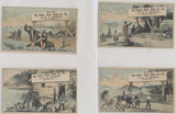 1890's Victorian Trade Cards B. E. Crapo's Wallingford Vt Lot 6 #* 1890's Victorian Trade Cards B. E. Crapo's Wallingford Vt Lot 6 #*