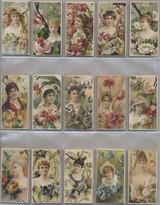 1892 N75 Duke Cigarettes Floral Beauties Lot 49/50  #*