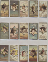 1910 T440-14 Actresses And Girls In Star (Bat) Set 25 Blank Backs #*sku15533 1910 T440-14 Actresses And Girls In Star (Bat) Set 25 Blank Backs #*sku15533