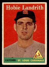1958 Topps #24 Hobie Landrith Excellent Cardinals    ID:308663