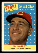 1958 Topps #490 Ed Bailey AS Excellent Reds AS ID:308722 1958 Topps #490 Ed Bailey AS Excellent Reds AS ID:308722