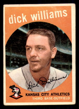 1959 Topps #292 Dick Williams VG-EX Athletics ID:308731 1959 Topps #292 Dick Williams VG-EX Athletics ID:308731
