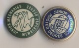 1896 Master Mechanic Pins Lot 2 Different #*SKU21716 1896 Master Mechanic Pins Lot 2 Different #*SKU21716