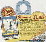 1950's Hires Root Beer Famous Flags Of American History 4/5  #*