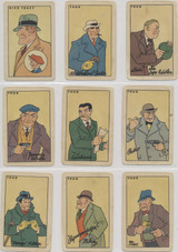 1934 Whitman Publishing Co R112-11a Card-O Character Cards Dick Tracy Lot 21 + 3 Dups. #* 1934 Whitman Publishing Co R112-11a Card-O Character Cards Dick Tracy Lot 21 + 3 Dups. #*