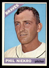 1966 Topps #28 Phil Niekro Excellent+ Braves    ID:309901
