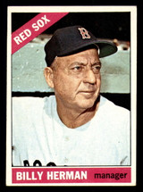 1966 Topps #37 Billy Herman MG Excellent+ Red Sox MG  ID:309923