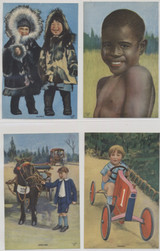1930's Children Of Nations D23-1 Set 24 W/Album  #*