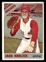 1966 Topps #129 Jack Kralick Excellent+ Indians  ID:310183