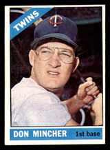 1966 Topps #388 Don Mincher Excellent+ Twins   ID:310973