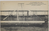 1909 Wright Brothers Biplane #46 Post Card Real Photo  #*