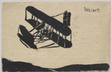 1909 Wright Biplane Hand Made International Frankfort Luftschiffanrt Ausstellung Expo (Possibly)  #*