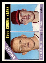 1966 Topps #417 Jim McGlothlin/Ed Sukla Angels Rookies Excellent+ RC R ID:311056