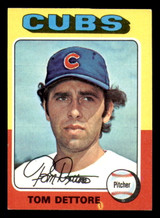 1975 Topps Mini #469 Tom Dettore Ex-Mint RC Rookie Cubs  ID:311873