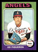 1975 Topps Mini #476 Ed Figueroa Ex-Mint RC Rookie Angels  ID:311880