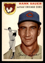 1954 Topps #4 Hank Sauer VG-EX Cubs    ID:312092