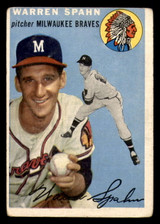 1954 Topps #20 Warren Spahn G-VG Braves    ID:312100