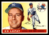 1955 Topps #109 Ed Lopat VG-EX Yankees    ID:312222