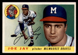 1955 Topps #134 Joe Jay Excellent+ Braves   ID:312236
