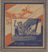 1935 Wheaties Card Panel The Flying Nathinson Family 6 by 6 1/2 inches   #*