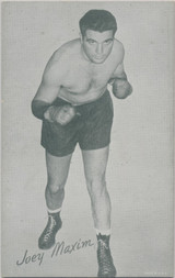 1947/1966 Boxing Exhibit Joey Maxim  #*