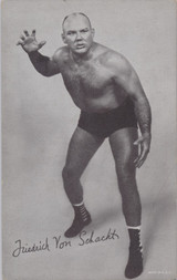 1947/66 Wrestling Exhibits Fredich Von Schacht  #*