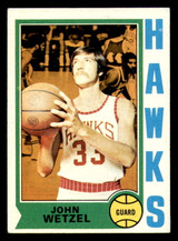 1974-75 Topps #77 John Wetzel Excellent+ Hawks   ID:312781
