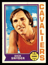 1974-75 Topps #115 Dick Snyder Ex-Mint Cavaliers ID:312817 1974-75 Topps #115 Dick Snyder Ex-Mint Cavaliers ID:312817