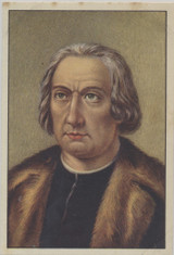 1938 Famous Men Belgian #75 Christopher Columbus w/ Overprint Back #* 1938 Famous Men Belgian #75 Christopher Columbus w/ Overprint Back #*