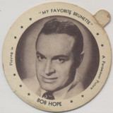 1947 Dixie Lid Bob Hope "My Favorite Brunette" 2/14 inch Diameter Hoodsie #* 1947 Dixie Lid Bob Hope "My Favorite Brunette" 2/14 inch Diameter Hoodsie #*