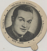 1942 Dixie Lid Bob Hope "The Road To Morocco" 2 1/4 inch Diameter Breyers Ice Cream  #*