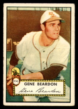 1952 Topps #229 Gene Bearden UER Very Good UER   ID:313332