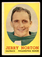 1958 Topps #40 Jerry Norton Excellent Eagles   ID:313805
