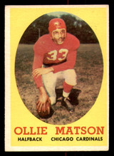 1958 Topps #127 Ollie Matson Excellent+ ID:313823 1958 Topps #127 Ollie Matson Excellent+ ID:313823