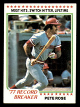 1978 Topps #5 Pete Rose RB Ex-Mint Reds RB   ID:314009