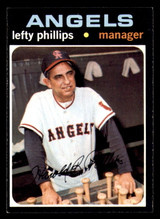 1971 Topps #279 Lefty Phillips MG Ex-Mint Angels MG   ID:314625