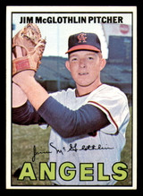 1967 Topps #19 Jim McGlothlin Excellent+ Angels   ID:315557