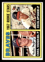 1967 Topps #179 Charles Vaughan/Cecil Upshaw Braves Rookies Excellent+ ID:315719 1967 Topps #179 Charles Vaughan/Cecil Upshaw Braves Rookies Excellent+ ID:315719