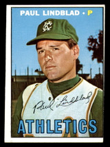 1967 Topps #227 Paul Lindblad Miscut Athletics ID:315767 1967 Topps #227 Paul Lindblad Miscut Athletics ID:315767