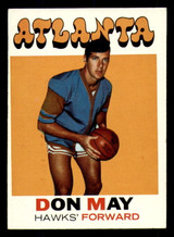 1971-72 Topps #6 Don May DP Ex-Mint Hawks DP ID:317505 1971-72 Topps #6 Don May DP Ex-Mint Hawks DP ID:317505