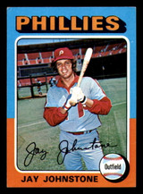 1975 Topps Mini #242 Jay Johnstone Excellent+ Phillies  ID:317822