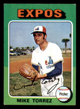 1975 Topps Mini #254 Mike Torrez Excellent+ Expos    ID:317834