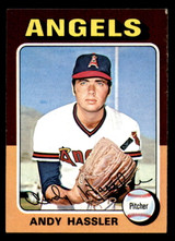 1975 Topps Mini #261 Andy Hassler Ex-Mint RC Rookie Angels  ID:317841