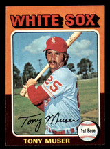 1975 Topps Mini #348 Tony Muser Ex-Mint White Sox  ID:317928