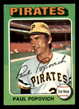 1975 Topps Mini #359 Paul Popovich Excellent Pirates    ID:317939