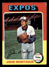 1975 Topps Mini #405 John Montague Very Good RC Rookie Expos    ID:317985